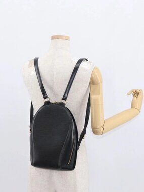 LOUIS VUITTON Epi Mabillon Backpack Black M52232 LV Auth 159708